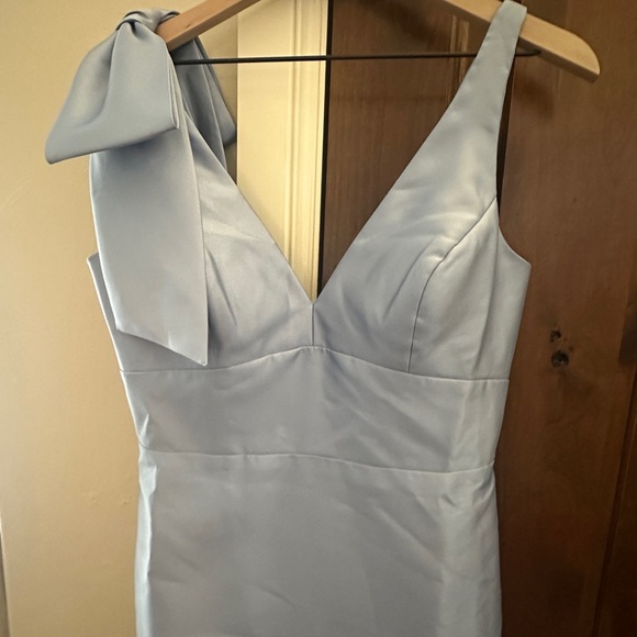 NWT ALFRED SUNG Sky Blue size 10- Bridesmaid, Mother of, Formal Dress - Picture 5 of 9